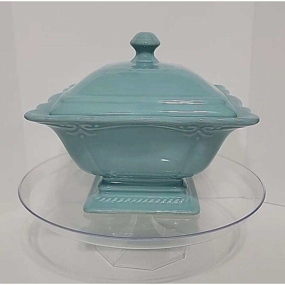 Southern Living Gallery Pacific Blue Accent Vegetable‎ Serving Bowl 8.25"